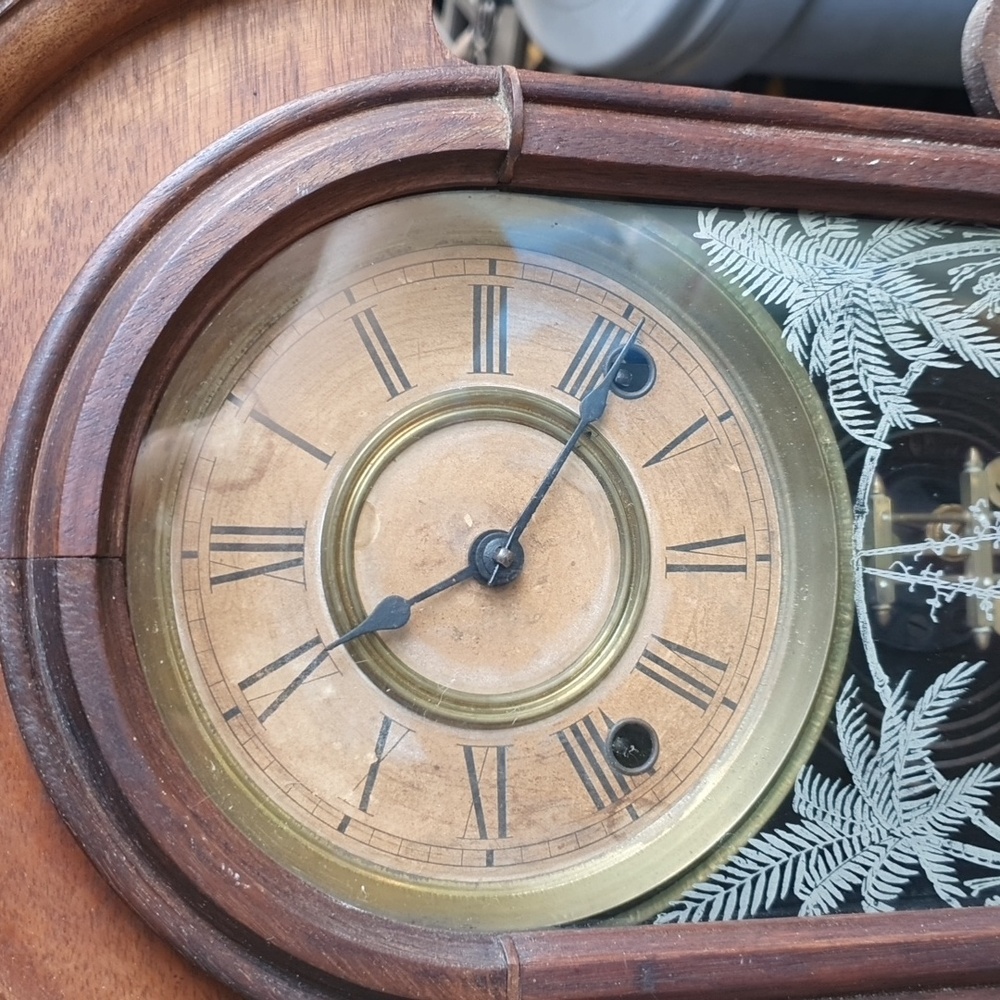Geniune antique clock vintage Victorian era Ansonia Clock Co Made in USA - Picture 3 of 16